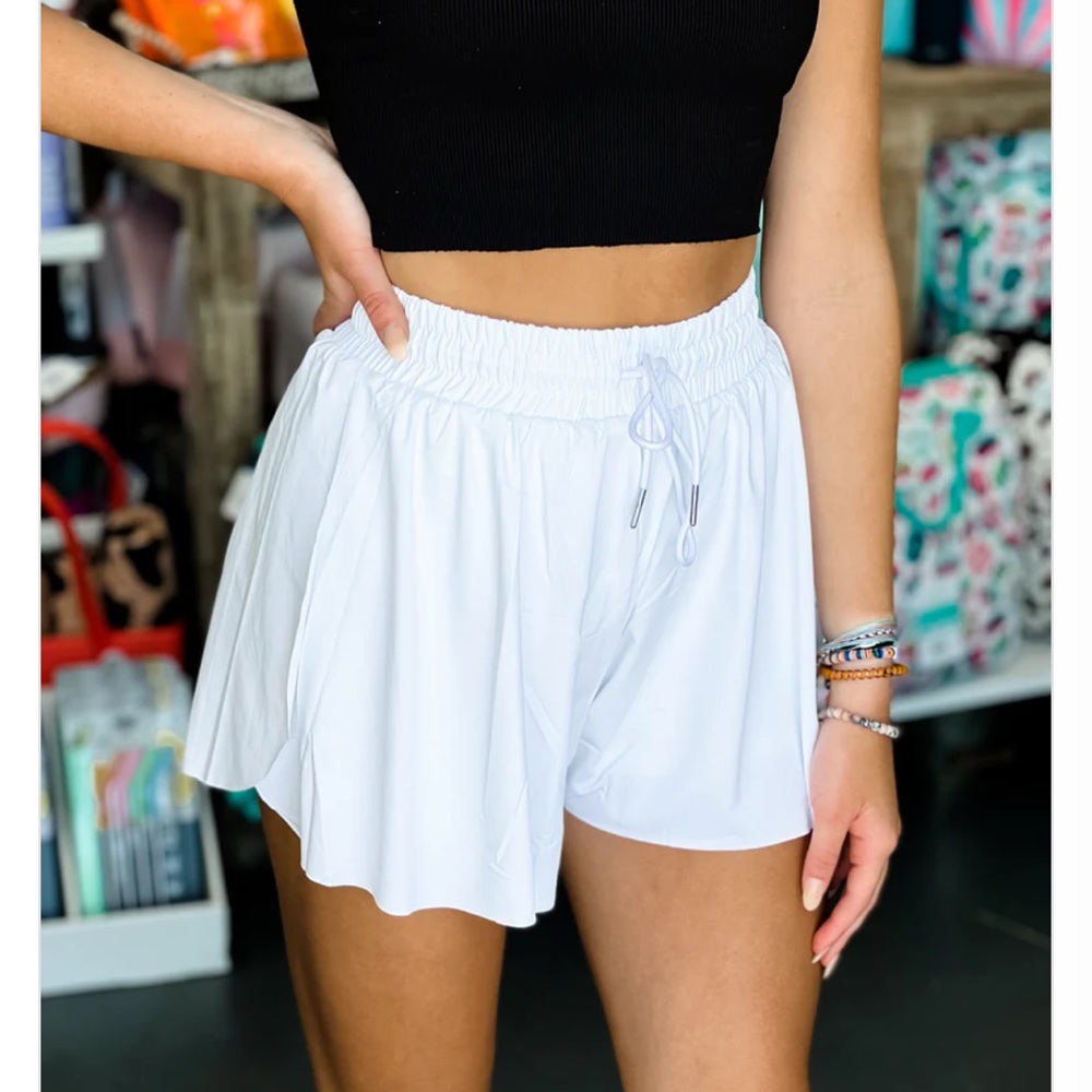 White Shorts